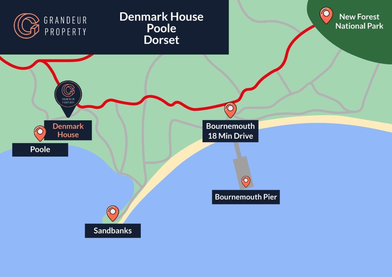 Denmark House By Grandeur Property Villa Poole Esterno foto